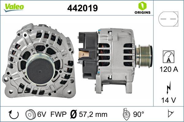 VALEO 442019 - Alternateur droxauto.com