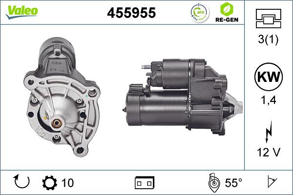 VALEO 455955 - Démarreur droxauto.com
