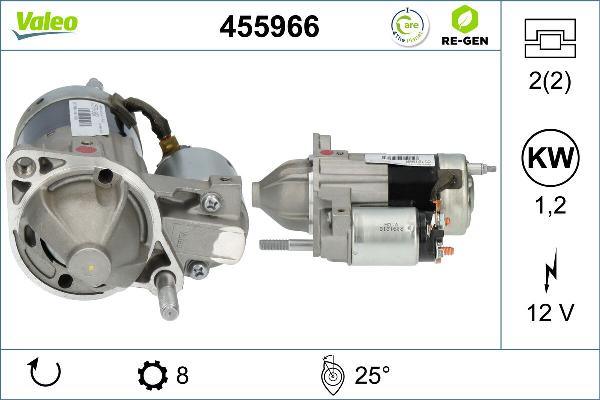 VALEO 455966 - Démarreur droxauto.com