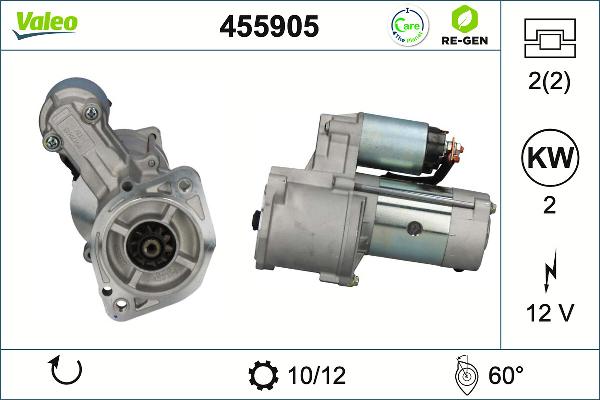 VALEO 455905 - Démarreur droxauto.com