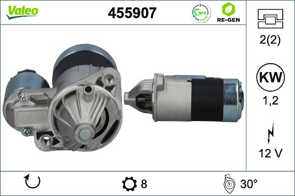 VALEO 455907 - Démarreur droxauto.com