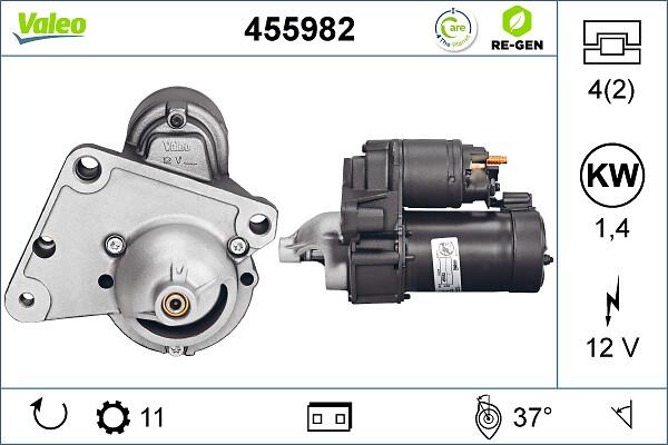 VALEO 455982 - Démarreur droxauto.com