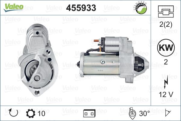 VALEO 455933 - Démarreur droxauto.com