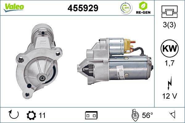 VALEO 455929 - Démarreur droxauto.com