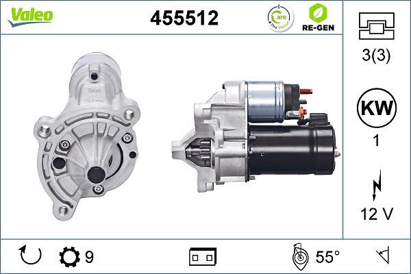 VALEO 455512 - Démarreur droxauto.com