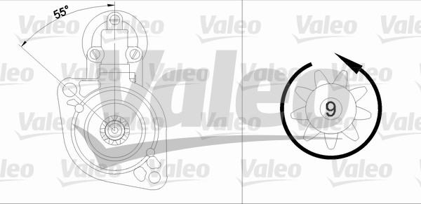 VALEO 455625 - Démarreur droxauto.com