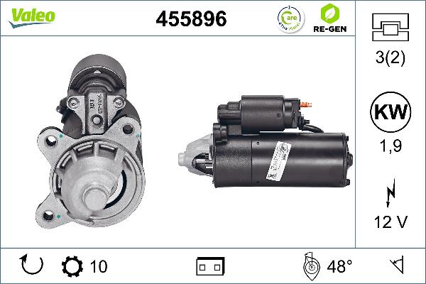 VALEO 455896 - Démarreur droxauto.com