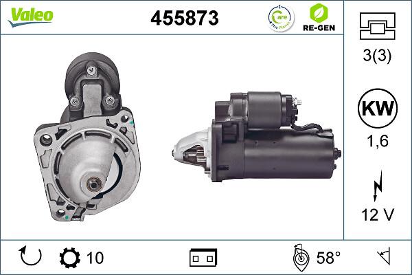 VALEO 455873 - Démarreur droxauto.com