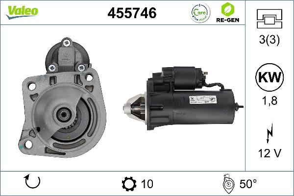 VALEO 455746 - Démarreur droxauto.com