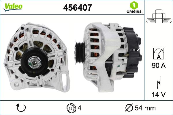 VALEO 456407 - Alternateur droxauto.com
