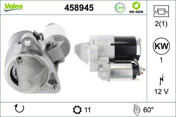 VALEO 458945 - Démarreur droxauto.com