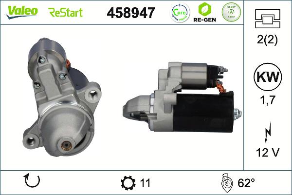 VALEO 458947 - Démarreur droxauto.com