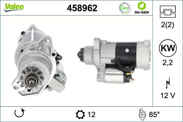 VALEO 458962 - Démarreur droxauto.com