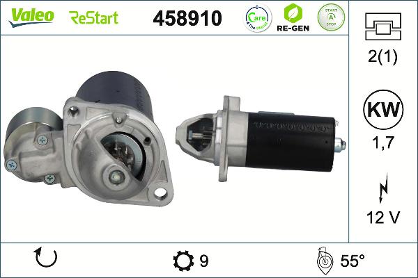 VALEO 458910 - Démarreur droxauto.com