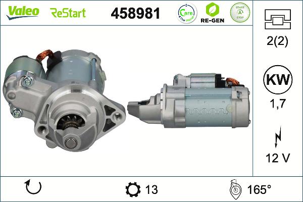 VALEO 458981 - Démarreur droxauto.com