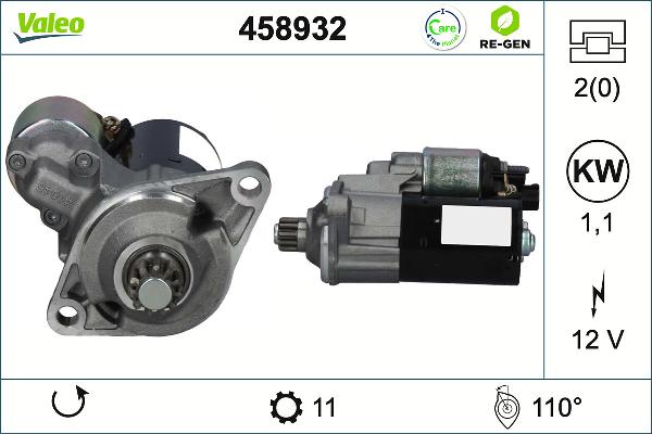 VALEO 458932 - Démarreur droxauto.com