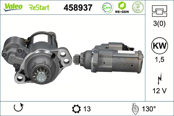 VALEO 458937 - Démarreur droxauto.com