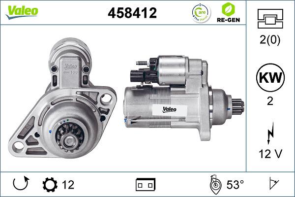 VALEO 458412 - Démarreur droxauto.com
