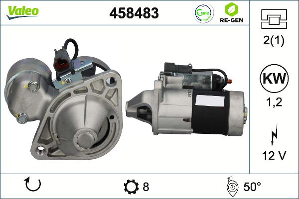VALEO 458483 - Démarreur droxauto.com