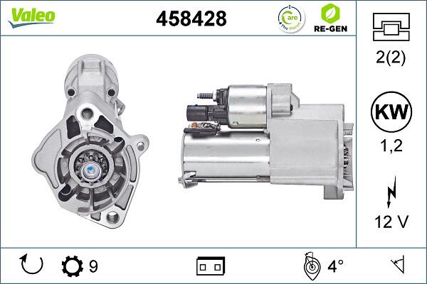 VALEO 458428 - Démarreur droxauto.com