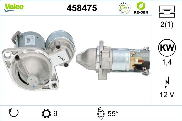 VALEO 458475 - Démarreur droxauto.com