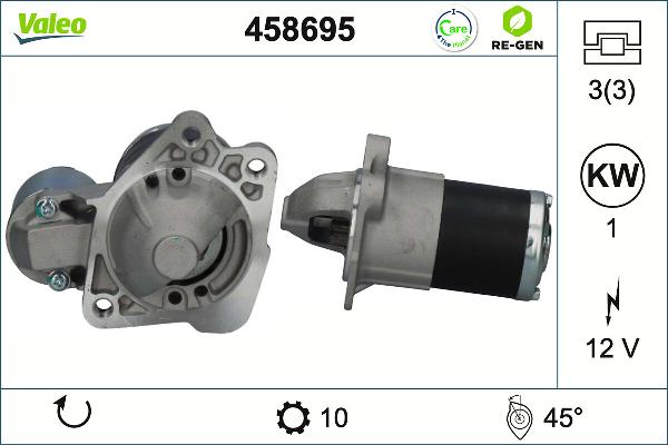 VALEO 458695 - Démarreur droxauto.com