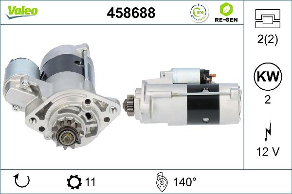 VALEO 458688 - Démarreur droxauto.com
