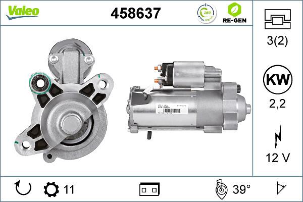 VALEO 458637 - Démarreur droxauto.com