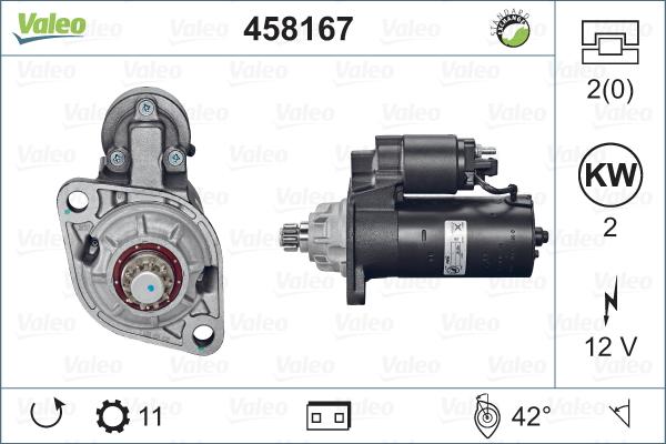 VALEO 458167 - Démarreur droxauto.com