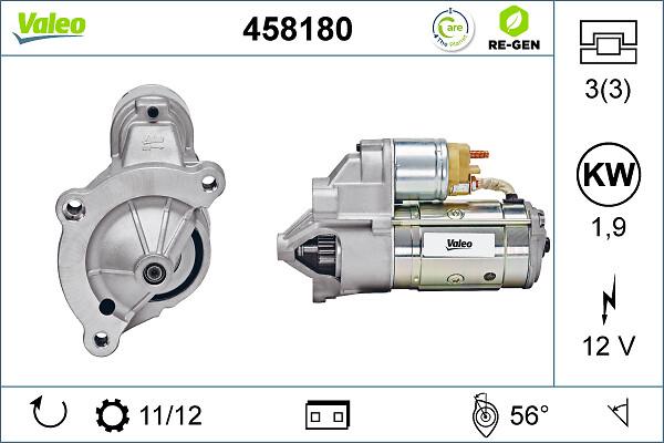 VALEO 458180 - Démarreur droxauto.com