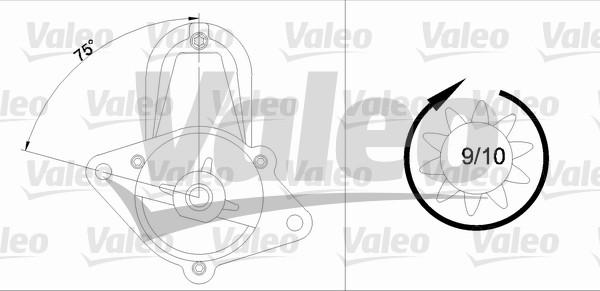 VALEO 458188 - Démarreur droxauto.com
