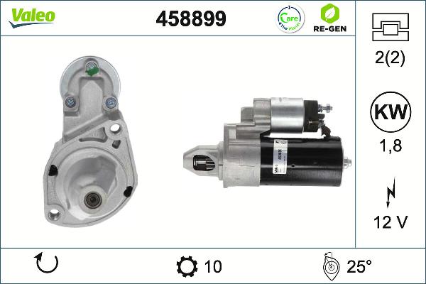 VALEO 458899 - Démarreur droxauto.com