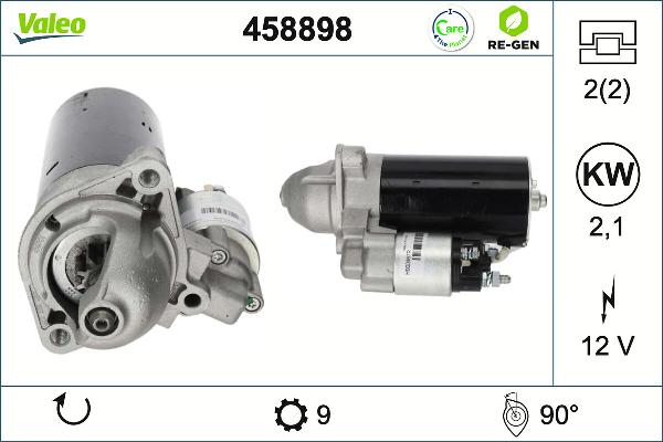 VALEO 458898 - Démarreur droxauto.com