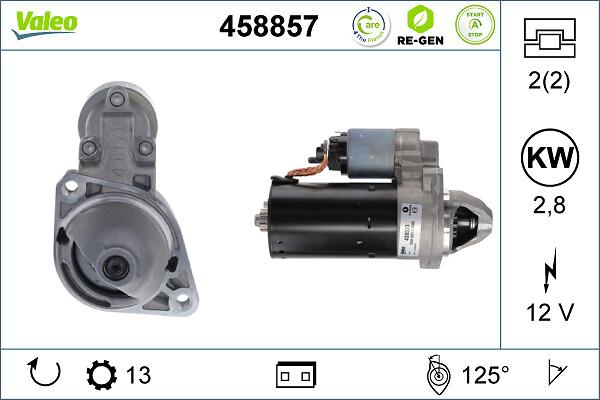 VALEO 458857 - Démarreur droxauto.com