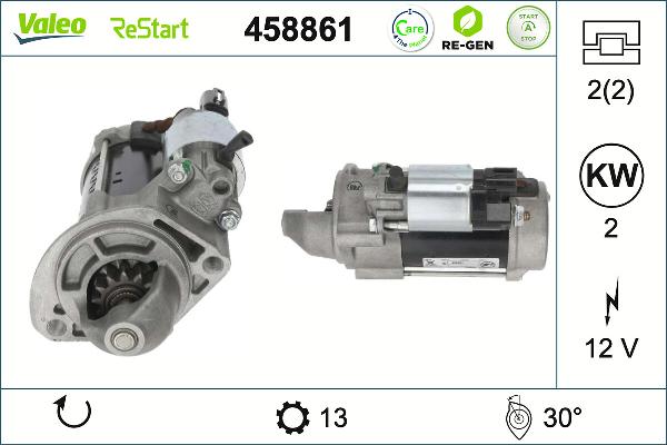 VALEO 458861 - Démarreur droxauto.com