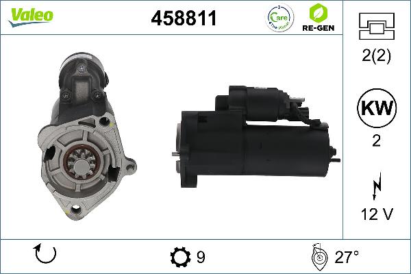 VALEO 458811 - Démarreur droxauto.com