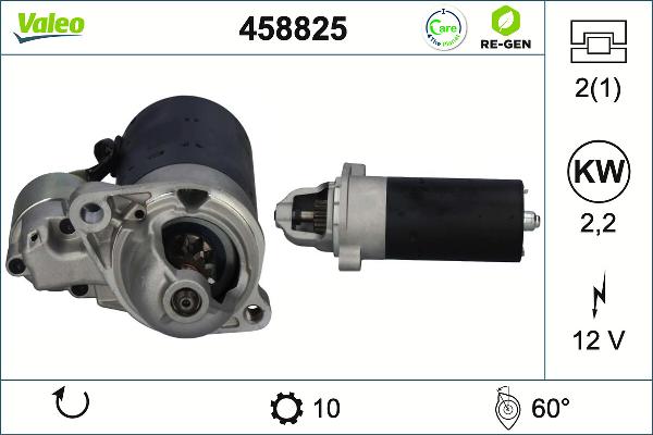VALEO 458825 - Démarreur droxauto.com