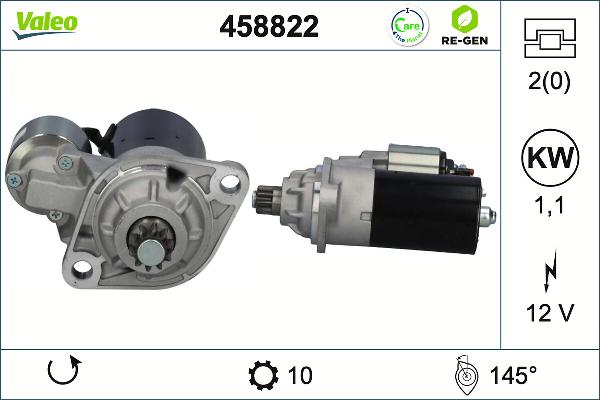 VALEO 458822 - Démarreur droxauto.com