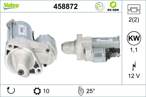 VALEO 458872 - Démarreur droxauto.com
