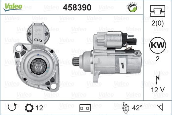 VALEO 458390 - Démarreur droxauto.com