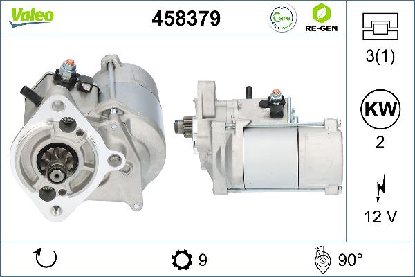 VALEO 458379 - Démarreur droxauto.com