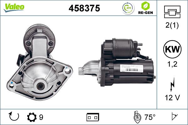 VALEO 458375 - Démarreur droxauto.com