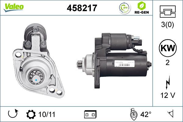 VALEO 458217 - Démarreur droxauto.com