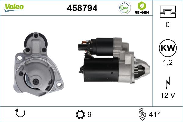 VALEO 458794 - Démarreur droxauto.com