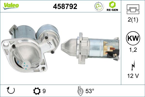 VALEO 458792 - Démarreur droxauto.com