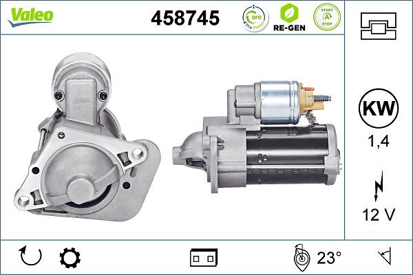 VALEO 458745 - Démarreur droxauto.com