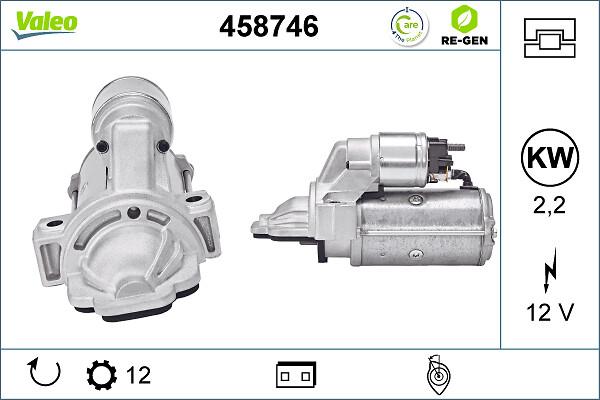 VALEO 458746 - Démarreur droxauto.com