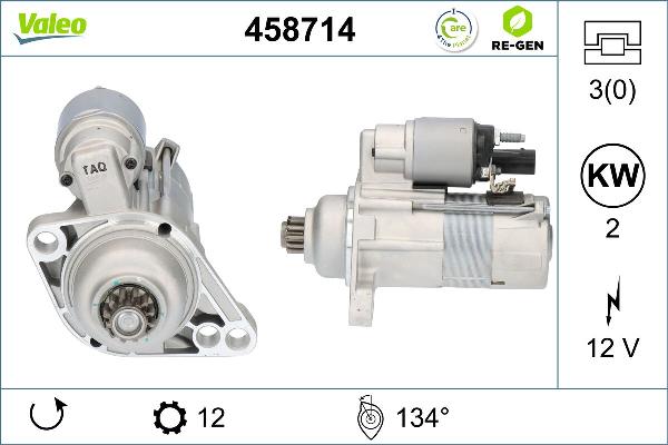 VALEO 458714 - Démarreur droxauto.com