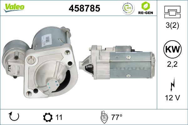 VALEO 458785 - Démarreur droxauto.com