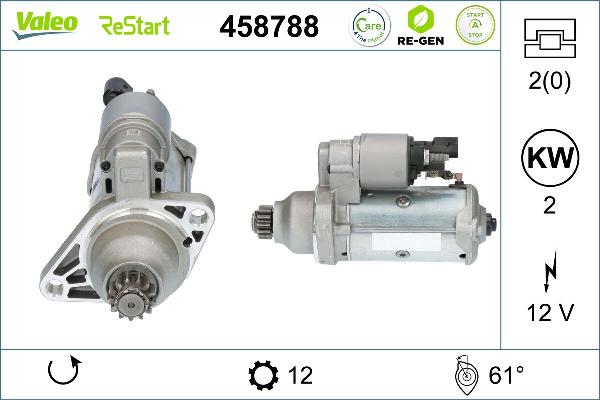 VALEO 458788 - Démarreur droxauto.com